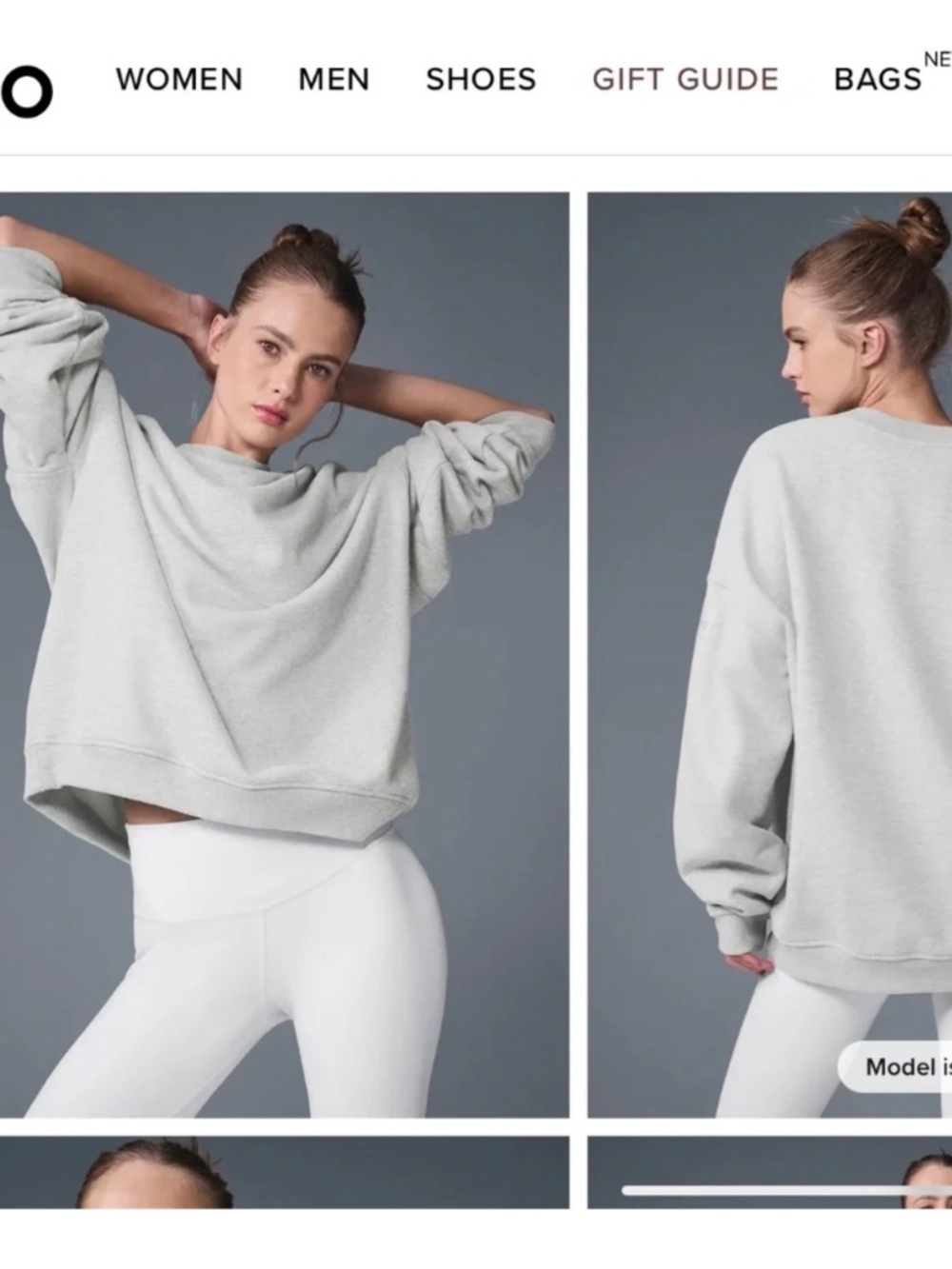 🖤 Alo Heavy Weight Crew Neck Pullover - grey 🖤